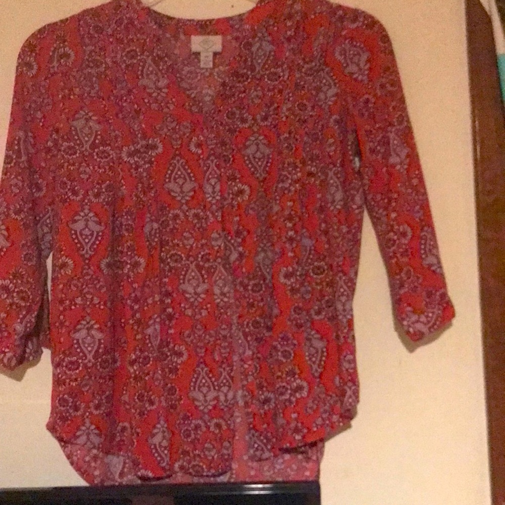 St. John’s bay light blouse